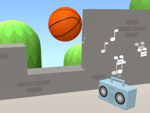 Žaidimas „Bounce Dunk“ krepšinis  internete