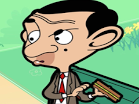 Žaidimas Ponas Beanas slenka dėlionė  internete