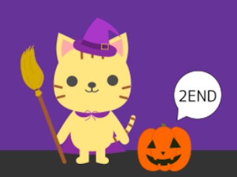 Žaidimas Katė ir Helovino pabėgimas  internete