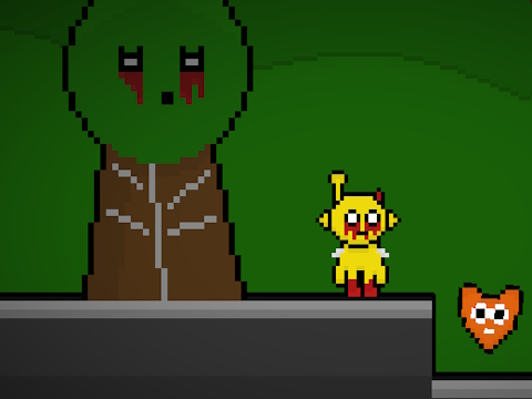 Žaidimas „Sprunki Horror“ versija tamsus  internete