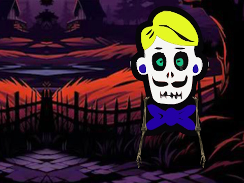 Žaidimas Mergaitė išvengė pavojingo vampyro  internete