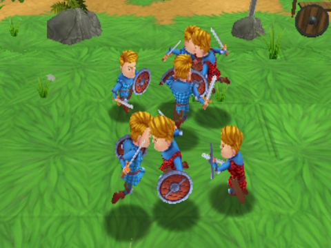 Žaidimas „Kingdom Battle“ dvi savaites 3D  internete