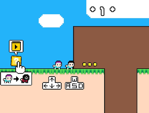 Žaidimas „Pixcade“ kalmarai  internete