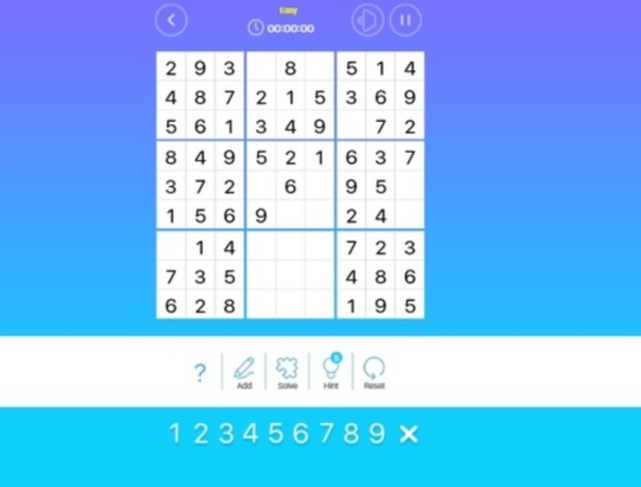 Žaidimas Meistras Sudoku  internete