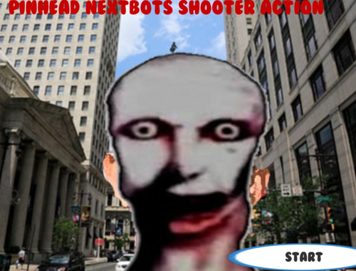 Žaidimas „Pinhead Nextbots“ šaudymo veiksmas  internete
