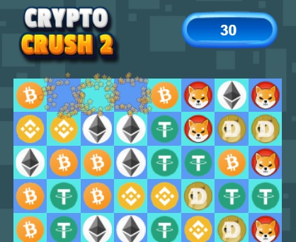 Žaidimas „Crypto Crush 2“  internete