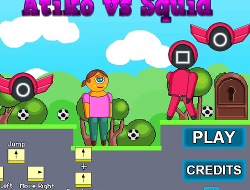 Žaidimas „ATIKO VS Squid“  internete