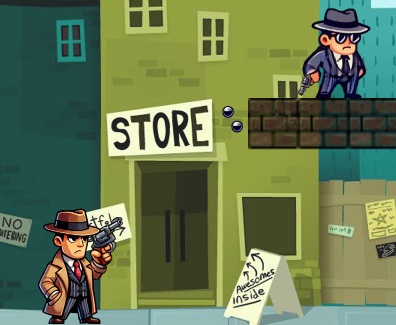 Žaidimas Gangsteriai šaudo  internete