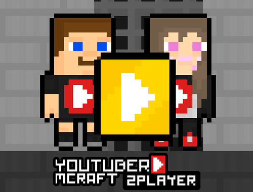 Žaidimas „YouTuber Minecraft 2“ žaidėjas  internete