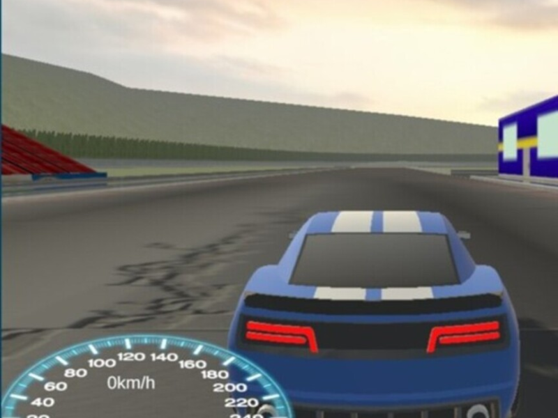 Žaidimas Važiuokite mėlynu automobiliu  internete