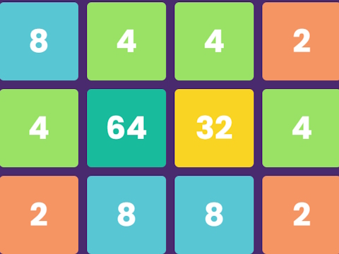 Žaidimas 2048 dėlionės klasika  internete