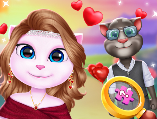 Žaidimas Kitty pora mielas Valentinas  internete
