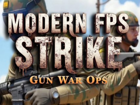 Žaidimas Šiuolaikinis FPS streiko ginklo karo ops  internete