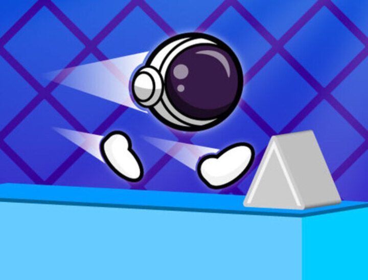 Žaidimas „Astrobot“ brūkšnys  internete