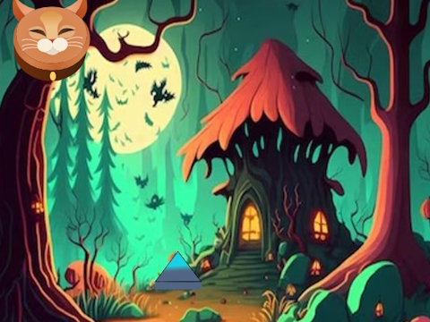 Žaidimas Mergaitė pabėga iš pavojingų raganų  internete