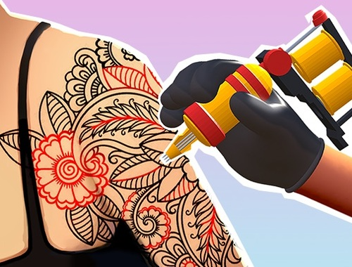 Žaidimas Tatuiruočių meistras 3d  internete
