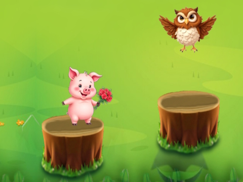 Žaidimas Piggys miško panika  internete