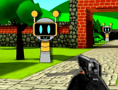 Žaidimas „Sprunki 3D“ šaulys  internete