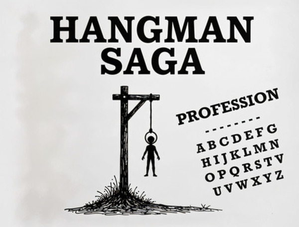 Žaidimas „Hangman“ saga  internete