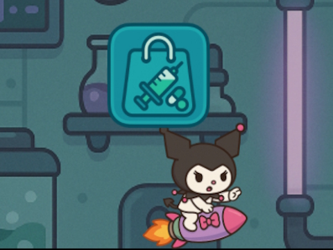 Žaidimas Kitty Kuro laboratorijos pabėgimas  internete