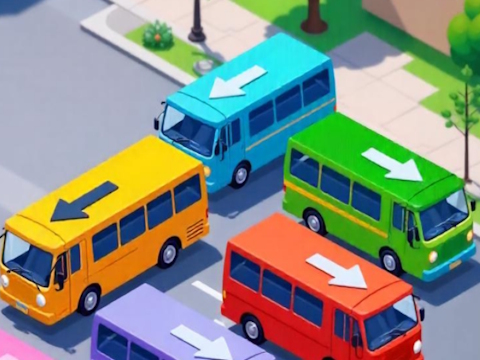 Žaidimas Pašėlęs autobusų automobilių uogienės automobilių stovėjimo aikštelė  internete