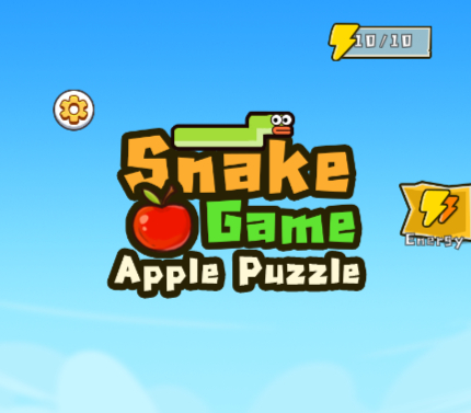 Žaidimas „Snake Guzzle“ obuolių žaidimas  internete