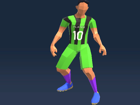 Žaidimas Futbolo skubėjimas 3D  internete