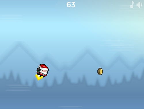 Žaidimas „Santa Dash 2“  internete