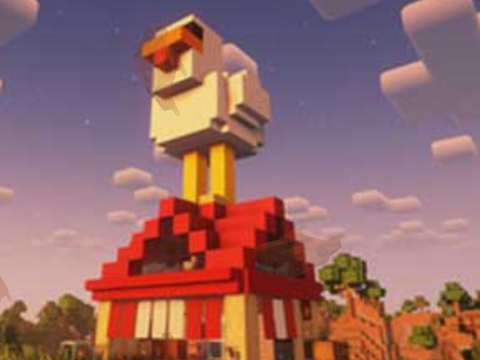 Žaidimas „Minecraft Lava Chicken 2“  internete