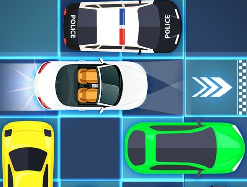 Žaidimas „Mega Escape“ automobilių stovėjimo dėlionė  internete
