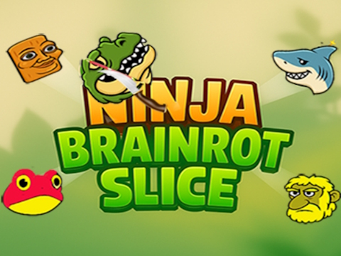 Žaidimas „Ninja Brainrot Slice“  internete