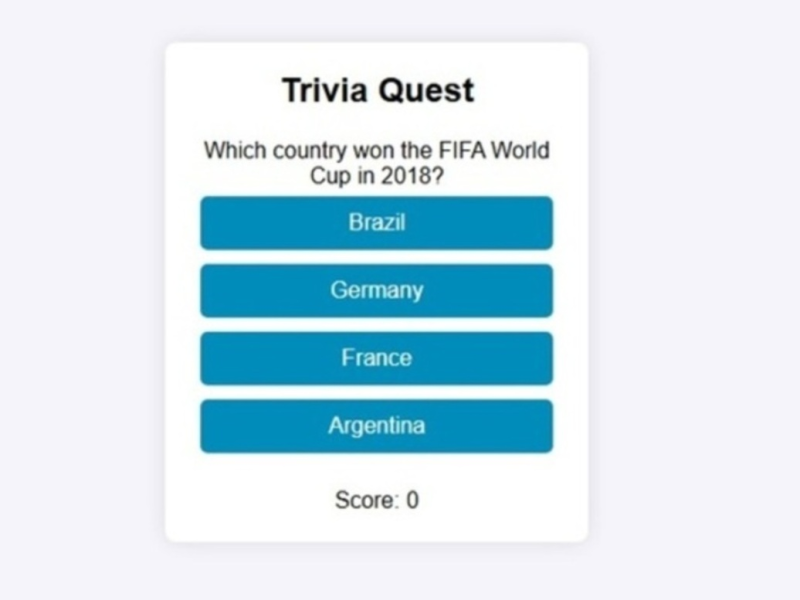 Žaidimas Trivia Quest  internete