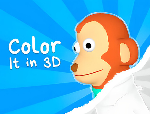 Žaidimas Nuspalvinti 3D  internete