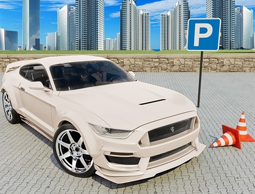 Žaidimas Automobilio treniruoklis 3D  internete
