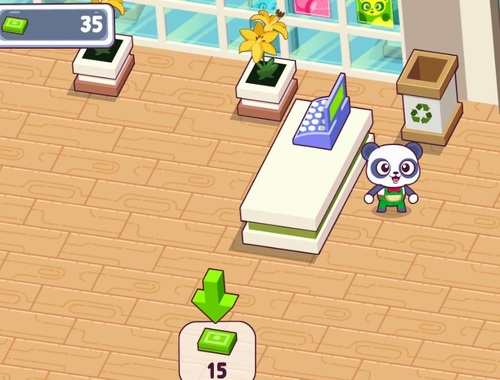 Žaidimas „Panda Shop Simulator“  internete
