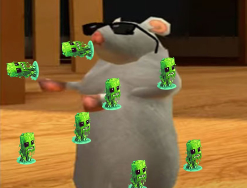 Žaidimas „Ratomilton Creeper“ anomalija  internete