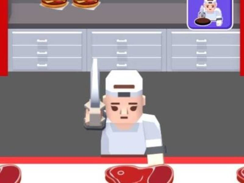 Žaidimas „Burger Cafe Idle Tycoon“ internete