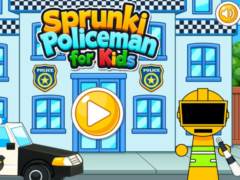 Žaidimas „Sprunki“ policininkas vaikams internete