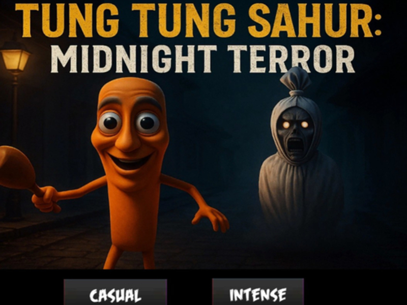 Žaidimas Tung Tung Sahur vidurnakčio teroras internete