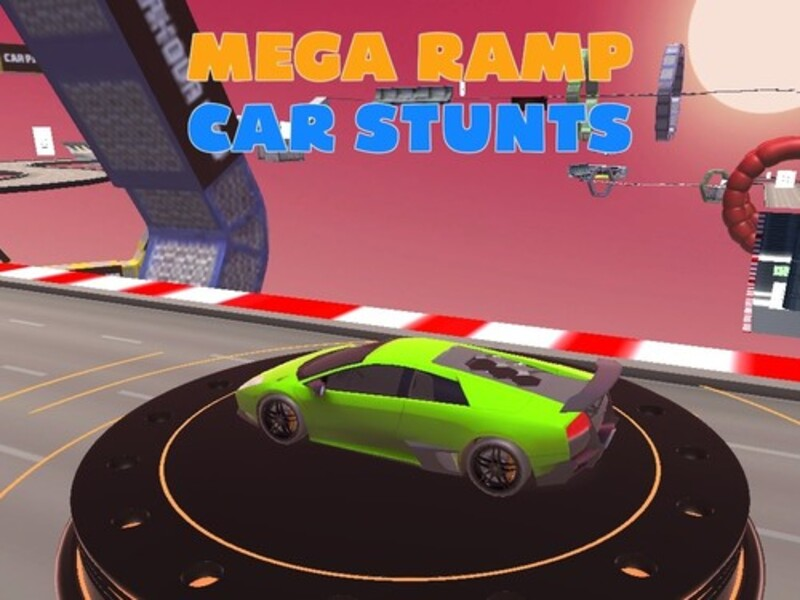 Žaidimas „Mega Ramp“ automobilių triukai internete