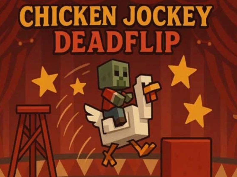 Žaidimas Vištienos žokėjas „Deadflip“ internete