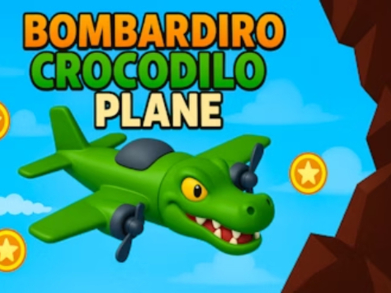 Žaidimas Bombardiro Crocodilo lėktuvas internete