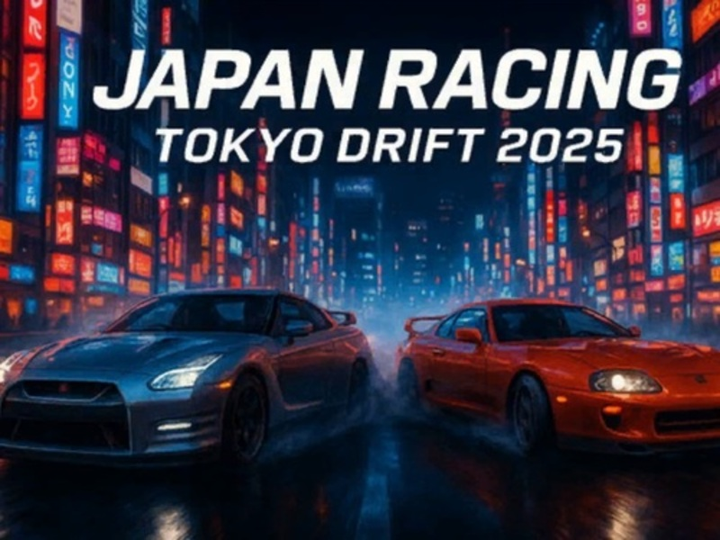 Žaidimas Japonijos lenktynės Tokijo dreifas 2025 internete