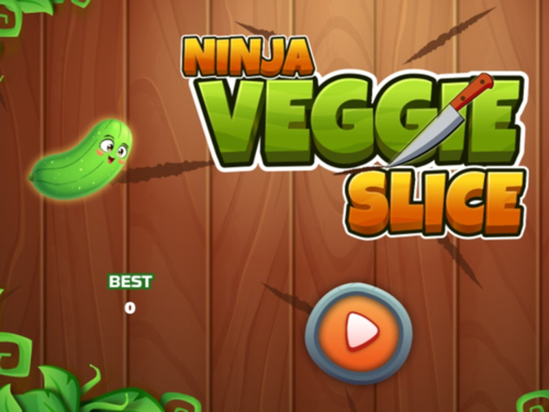 Žaidimas „Ninja“ daržovių pjūvis internete