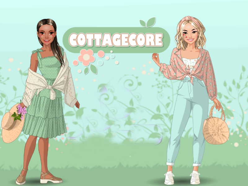 Žaidimas Cottagecore internete