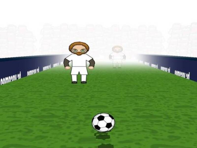 Žaidimas Tuščiosios eigos futbolo iššūkis 3D internete