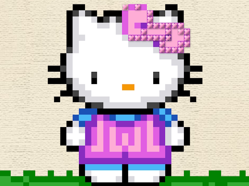 Žaidimas „Hello Kitty Cross Stitch“ internete