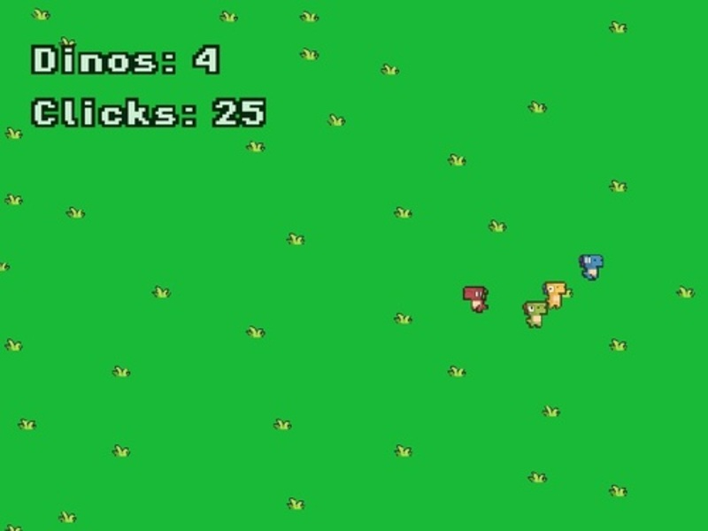 Žaidimas „Mini Dino Clicker“ internete