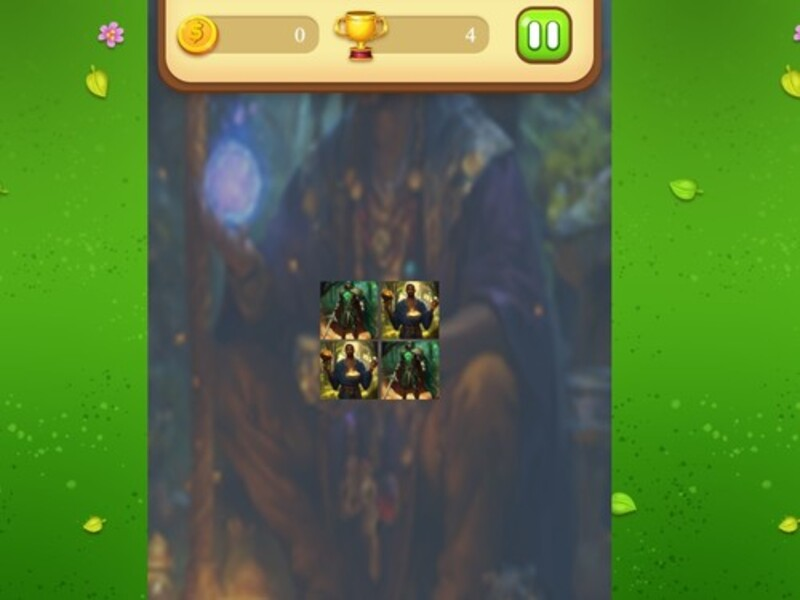 Žaidimas „Magic Druid“ atminties atitiktis internete