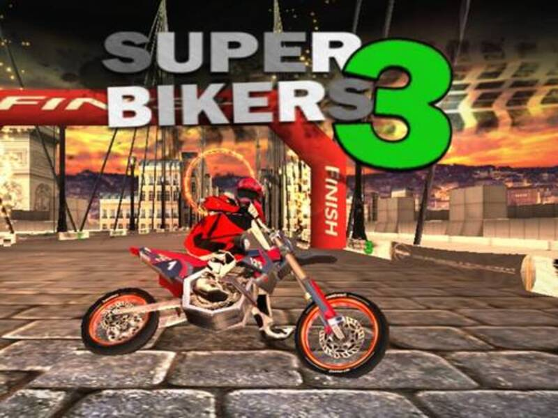 Žaidimas „Super Baikers 3“ internete